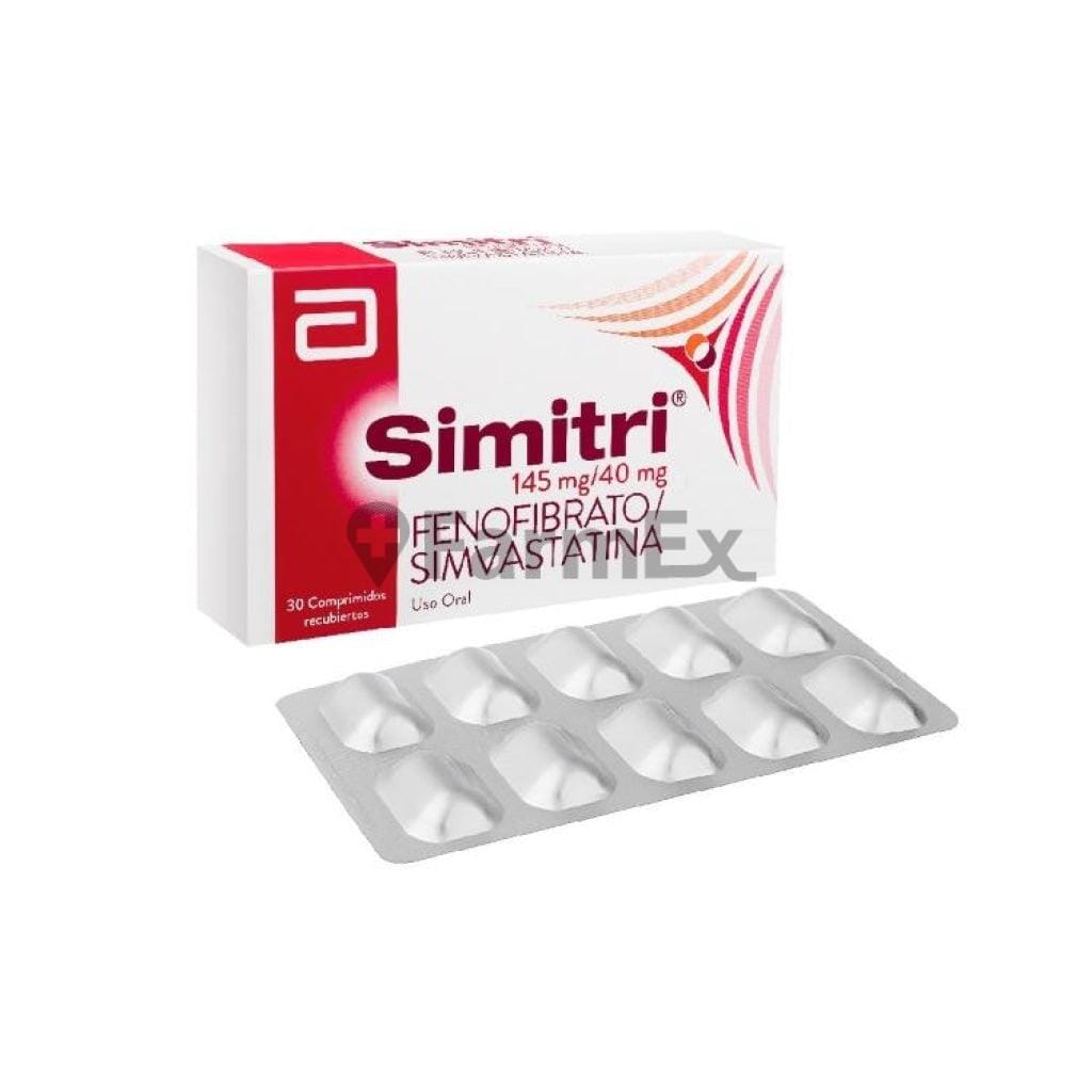 Simitri 145 mg/ 40 mg x 30 comprimidos Farmex-Receta Solidaria-Persistente